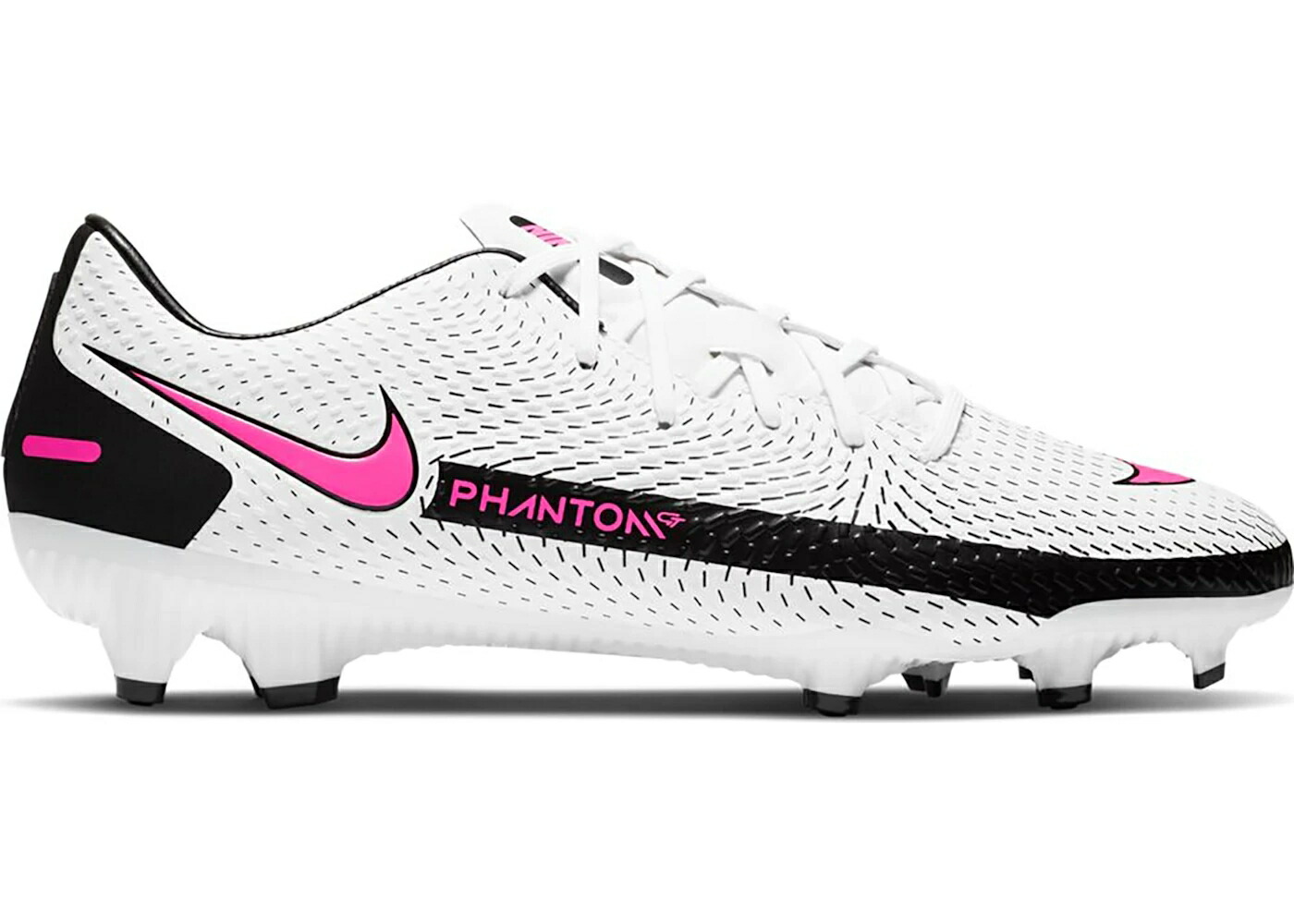 ナイキ アカデミー 白色 ホワイト 黒色 ブラック ピンク ブラスト スニーカー メンズ NIKE PHANTOM GT ACADEMY MG WHITE BLACK PINK BLAST / WHITE BLACK PINK BLAST