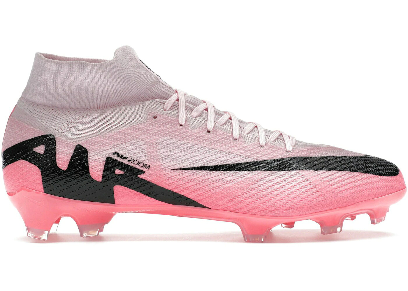 ナイキ 望遠レンズ 労働者階級 さくら色 黒いこと 黒いこと スニーカー メンズ NIKE ZOOM MERCURIAL SUPERFLY 9 PRO FG MAD BRILLIANCE PACK / PINK FOAM BLACK