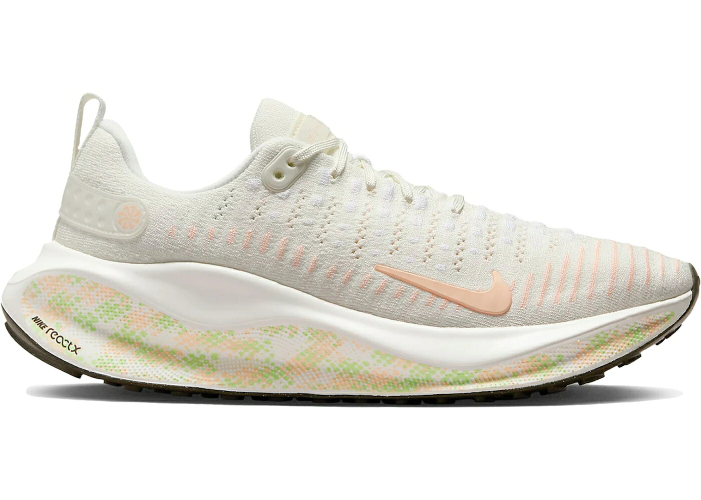 ナイキ ラン クリムゾン 緑 グリーン カーゴ カーキ WOMEN'S スニーカー レディース NIKE REACTX INFINITY RUN 4 SAIL CRIMSON TINT (WOMEN'S) / SAIL VAPOR GREEN CARGO KHAKI