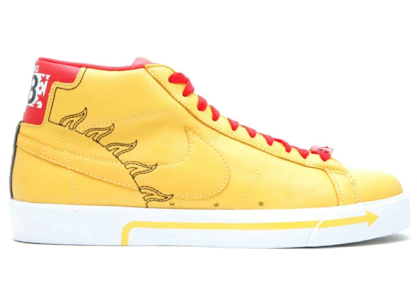 ナイキ エスビー ブレイザー スニーカー メンズ NIKE SB BLAZER MICHAEL LAU BEIJING BMX / VARSITY MAIZE VARSITY MAIZE