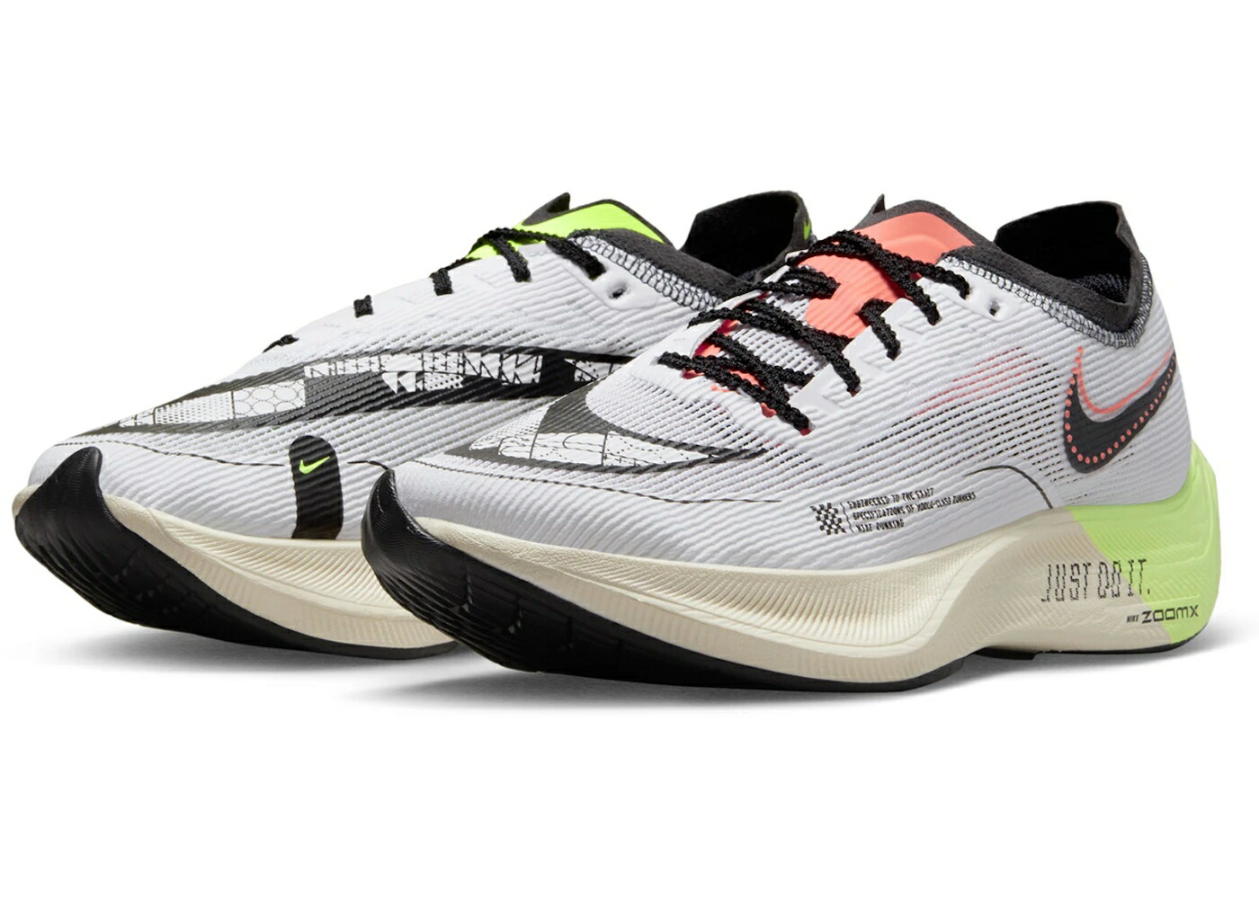 ナイキ 緑 緑であること クリムゾン 白いこと 白いこと NEXT% WOMEN\u0027S スニーカー レディース NIKE ZOOMX VAPORFLY 2 COCONUT MILK GHOST GREEN BRIGHT CRIMSON (WOMEN\u0027S) / WHITE COCONUT MILK GHOST GREEN
