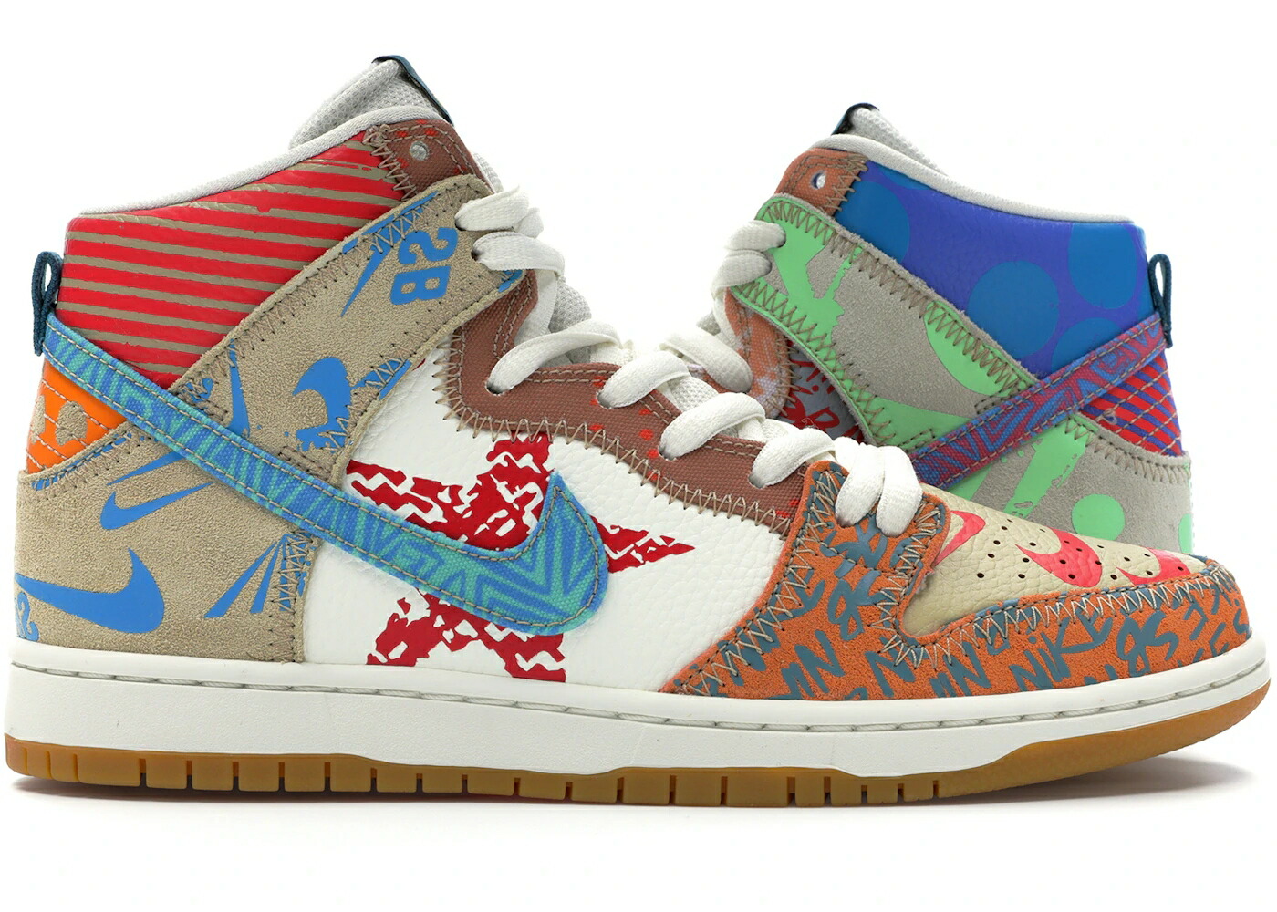 ナイキ エスビー ダンク ハイ 翡翠 ジェード 橙 オレンジ ダンクハイ スニーカー メンズ NIKE SB DUNK HIGH THOMAS CAMPBELL WHAT THE / ICED JADE CIRCUIT ORANGE SAIL