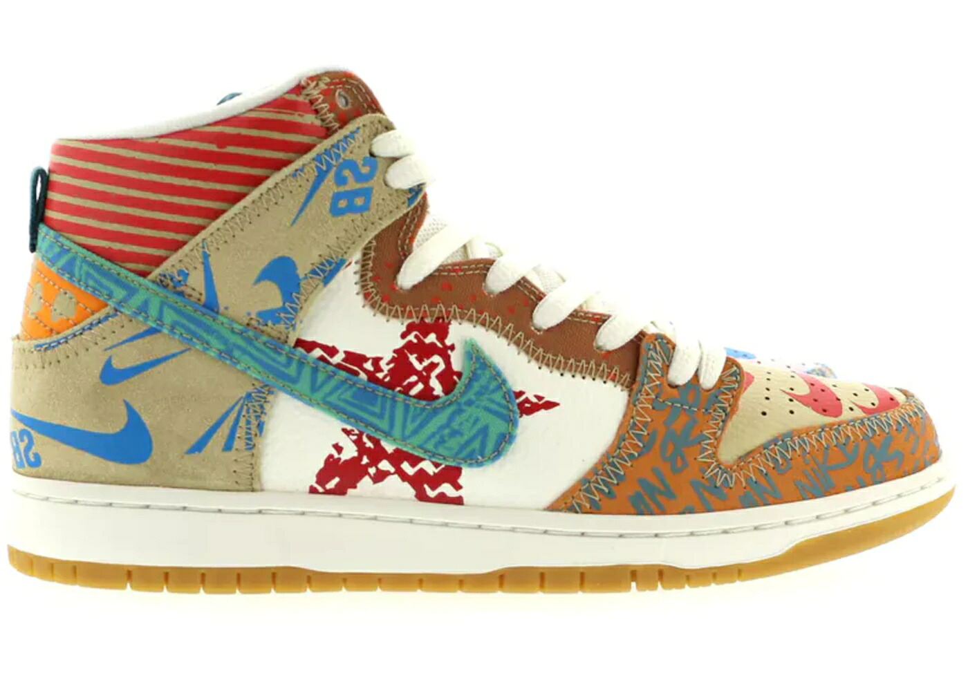 ナイキ エスビー ダンク ご機嫌 翡翆 ジェード 橙 オレンジ色 ダンクハイ スニーカー メンズ NIKE SB DUNK HIGH THOMAS CAMPBELL WHAT THE (SPECIAL BOX) / ICED JADE CIRCUIT ORANGE SAIL
