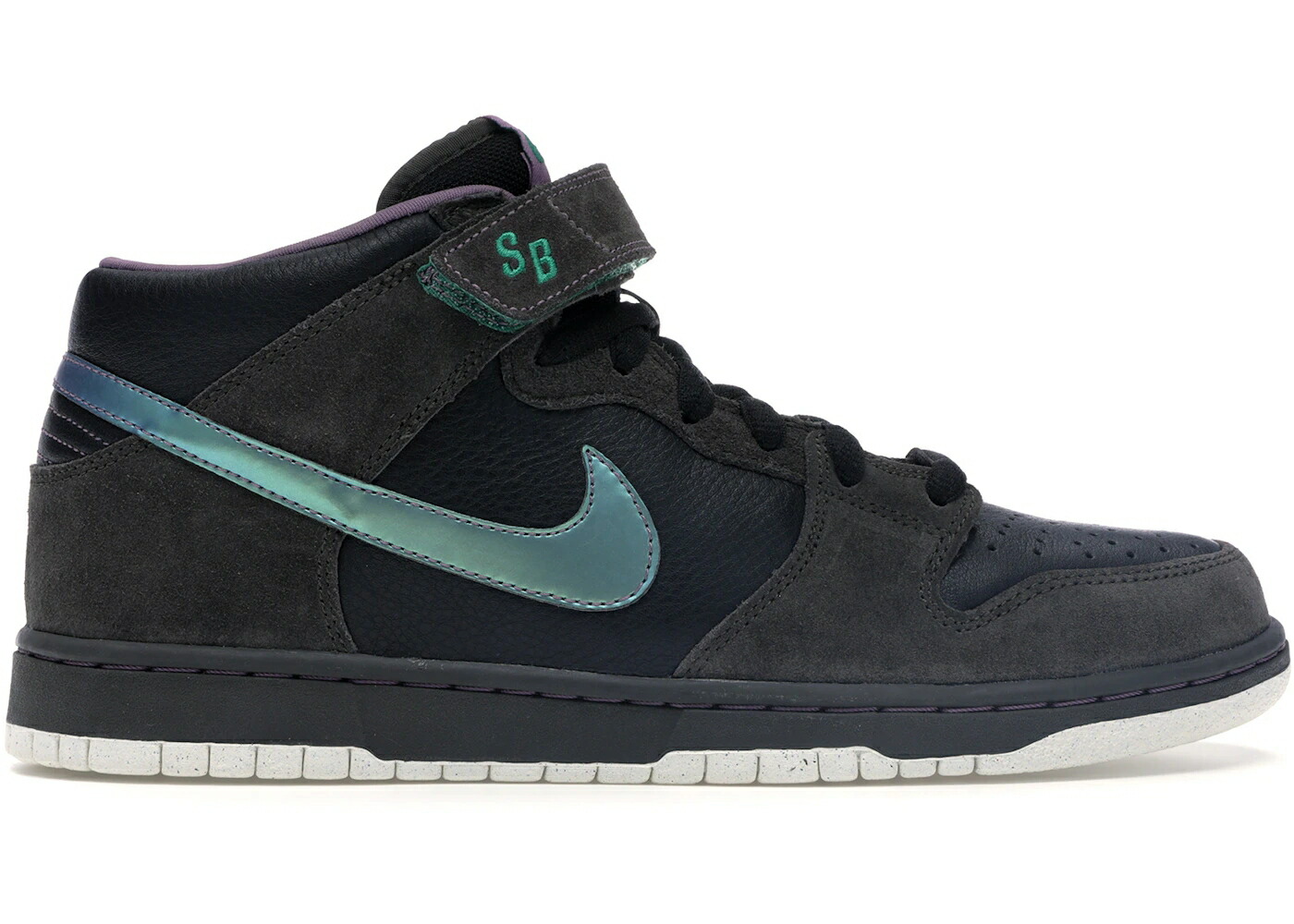 ナイキ エスビー ダンク ミッド 黒いこと 黒いこと 緑 緑であること スニーカー メンズ NIKE SB DUNK MID NORTHERN LIGHTS / BLACK SEA GREEN