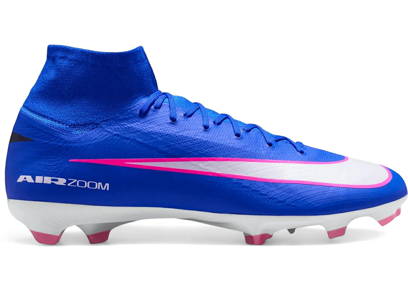 ナイキ 望遠レンズ 労働者階級 青味 青み 白いこと 白いこと スニーカー メンズ NIKE ZOOM MERCURIAL SUPERFLY 10 PRO FG ATTACK PACK / RACER BLUE WHITE