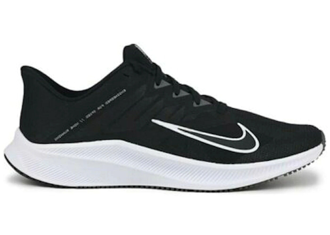 ナイキ 黒いこと 黒いこと 白いこと 白いこと WOMEN\u0027S スニーカー レディース NIKE QUEST 3 BLACK WHITE (WOMEN\u0027S) / BLACK WHITE