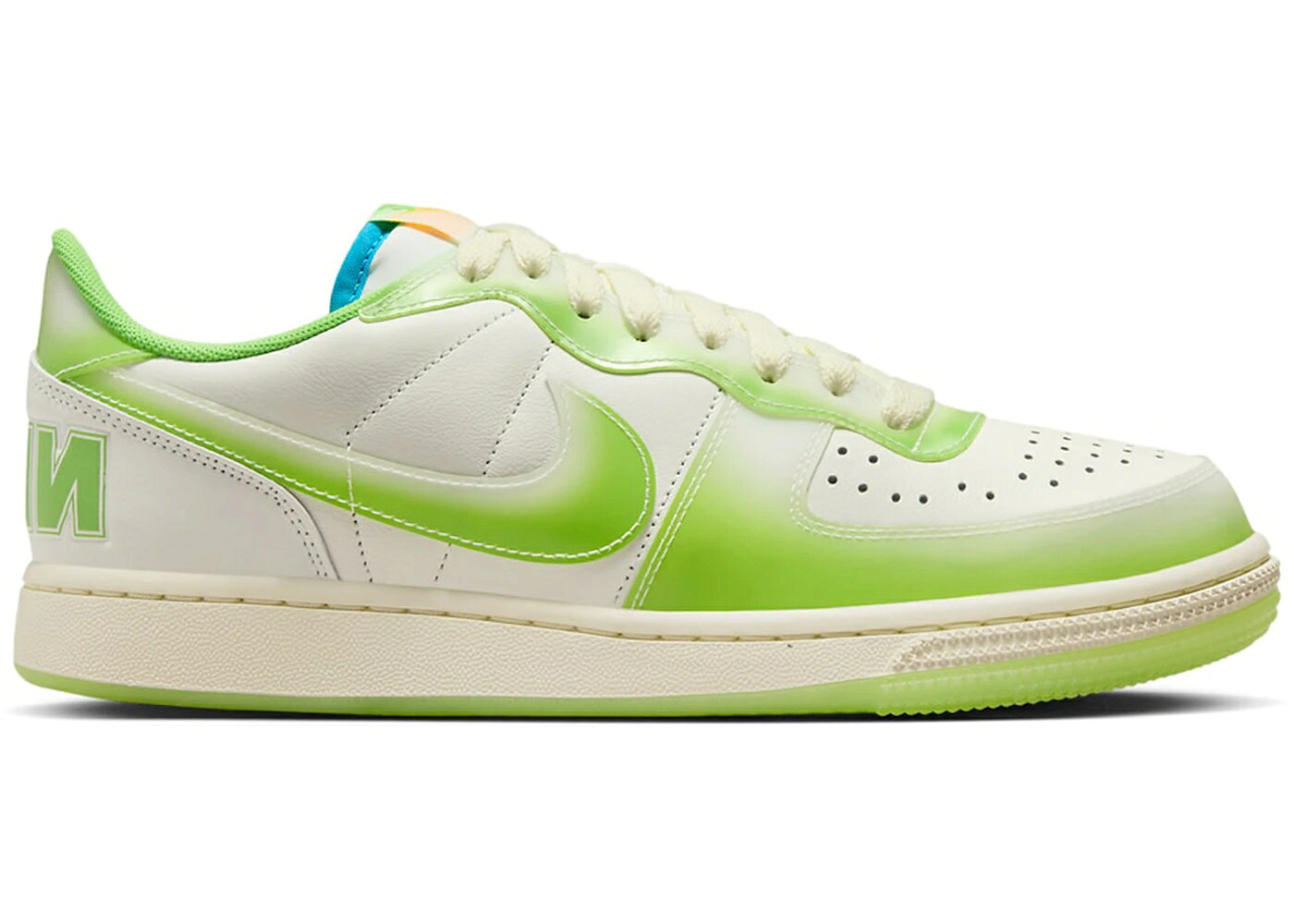 ナイキ ターミネーター 菩提樹 青み 青色 スニーカー メンズ NIKE TERMINATOR LOW SOFVI / SAIL LIME BLUE