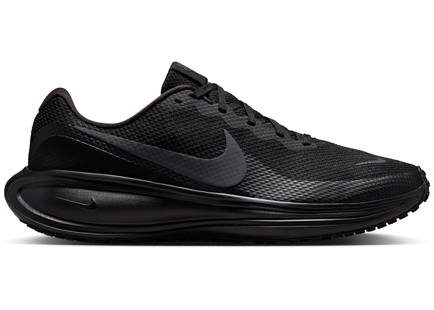 ナイキ レボリューション 黒色 ブラック スニーカー メンズ NIKE REVOLUTION 8 BLACK ANTHRACITE / BLACK ANTHRACITE