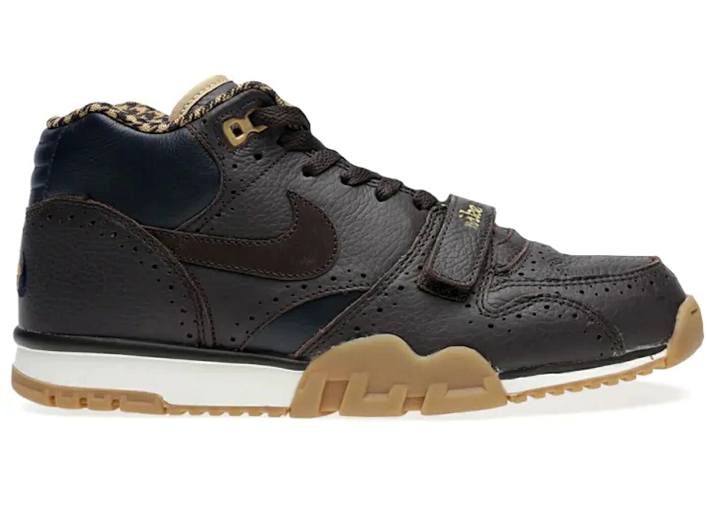 ナイキ トレーナー ミッド 茶色 ブラウン エアトレーナー スニーカー メンズ NIKE AIR TRAINER 1 MID PRM QS BROGUE / VELVET BROWN VELVET BROWN DARK