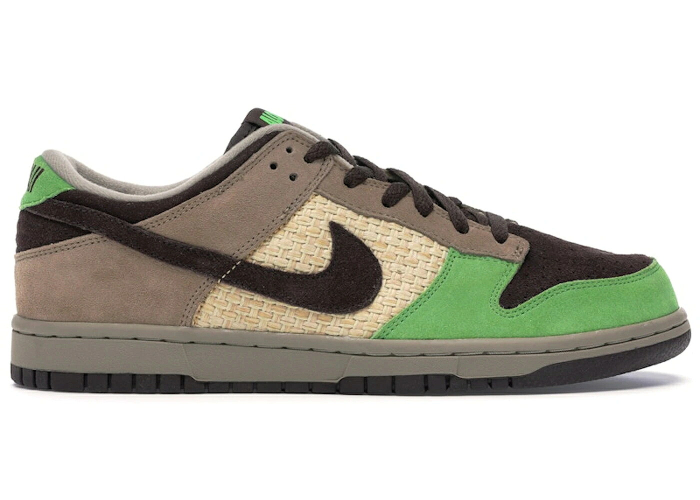 ナイキ ダンク アロハ カーキ 赤銅色 赤銅色 緑 緑であること ダンクロー スニーカー メンズ NIKE DUNK LOW KICKSHAWAII ALOHA / KHAKI BAROQUE BROWN MEAN GREEN