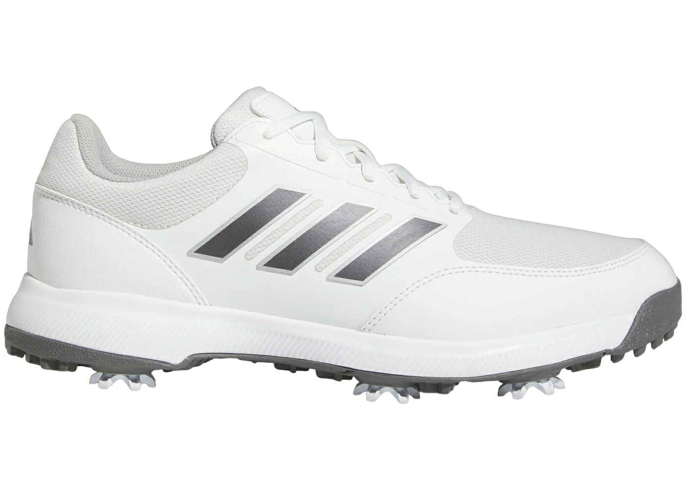 アディダス テック レスポンス ゴルフ 白色 ホワイト 銀色 シルバー 3.0 スニーカー メンズ ADIDAS TECH RESPONSE GOLF CLOUD WHITE DARK SILVER METALLIC / CLOUD WHITE DARK SILVER METALLIC
