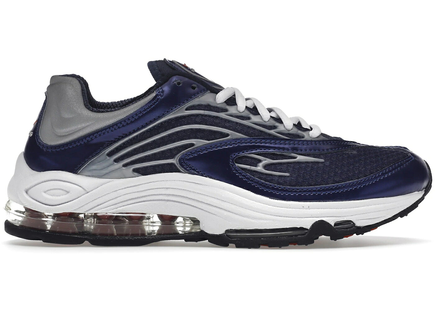 ナイキ マックス 紺色 米国海軍 火竜 赤 赤いこと スニーカー メンズ NIKE AIR TUNED MAX MIDNIGHT NAVY / MIDNIGHT NAVY DRAGON RED