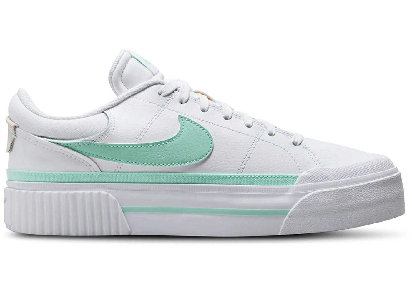 ナイキ 厚地の外套 レガシー 白いこと 白いこと 緑 緑であること WOMEN\u0027S スニーカー レディース NIKE COURT LEGACY LIFT WHITE MINT FOAM (WOMEN\u0027S) / WHITE BARELY GREEN MINT FOAM