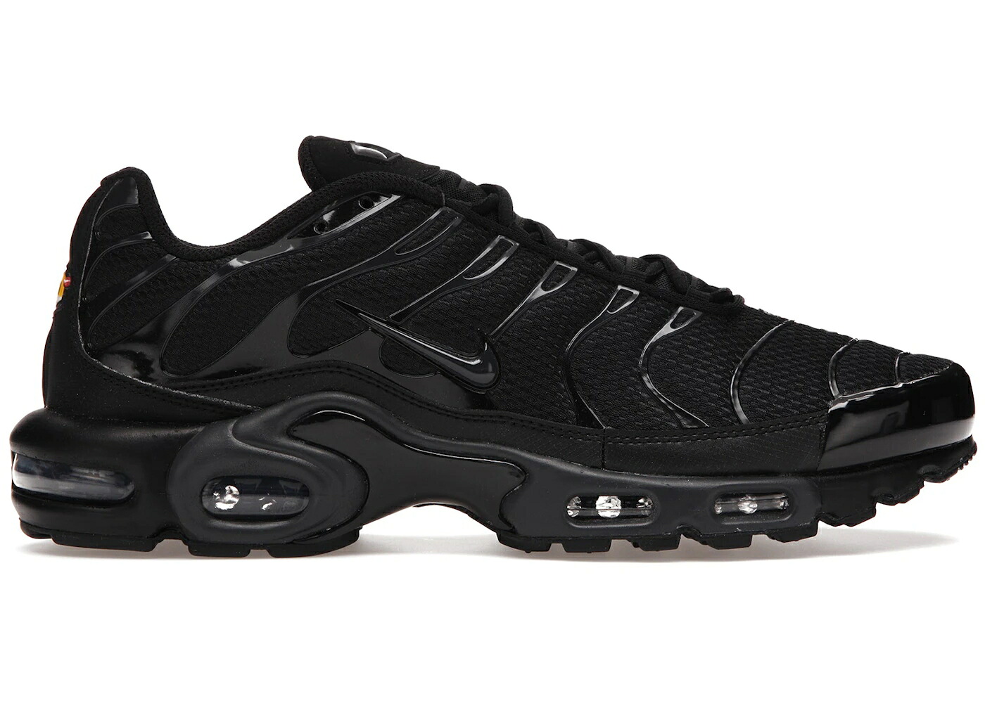 ナイキ マックス 黒色 ブラック 灰色 グレー エアマックスプラス スニーカー メンズ NIKE AIR MAX PLUS TRIPLE BLACK (2021) / BLACK BLACK DARK SMOKE GREY