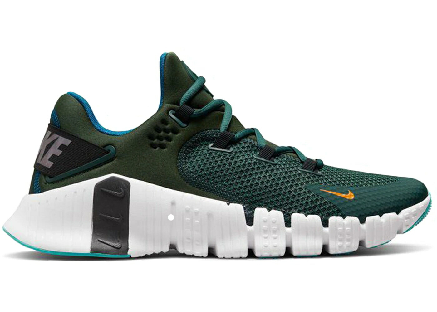 ナイキ フリー プロ 緑 グリーン 黒色 ブラック 白色 ホワイト スニーカー メンズ NIKE FREE METCON 4 PRO GREEN KUMQUAT / PRO GREEN BLACK WHITE KUMQUAT
