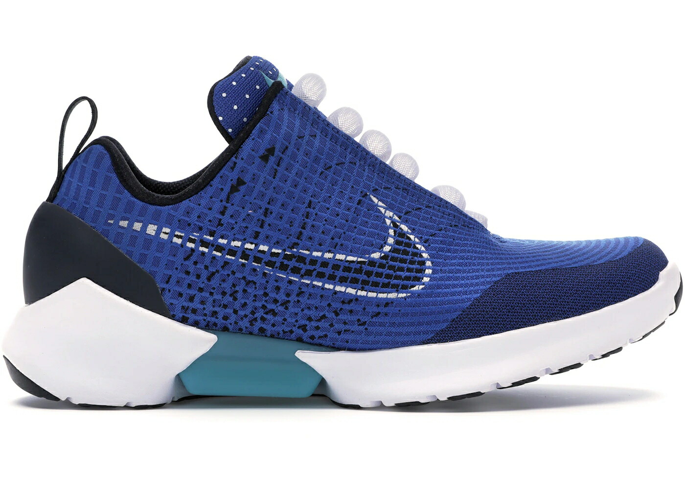 ナイキ 青色 ブルー 黒色 ブラック 白色 ホワイト 1.0 スニーカー メンズ NIKE HYPERADAPT SPORT ROYAL TINKER BLUE / SPORT ROYAL BLACK WHITE