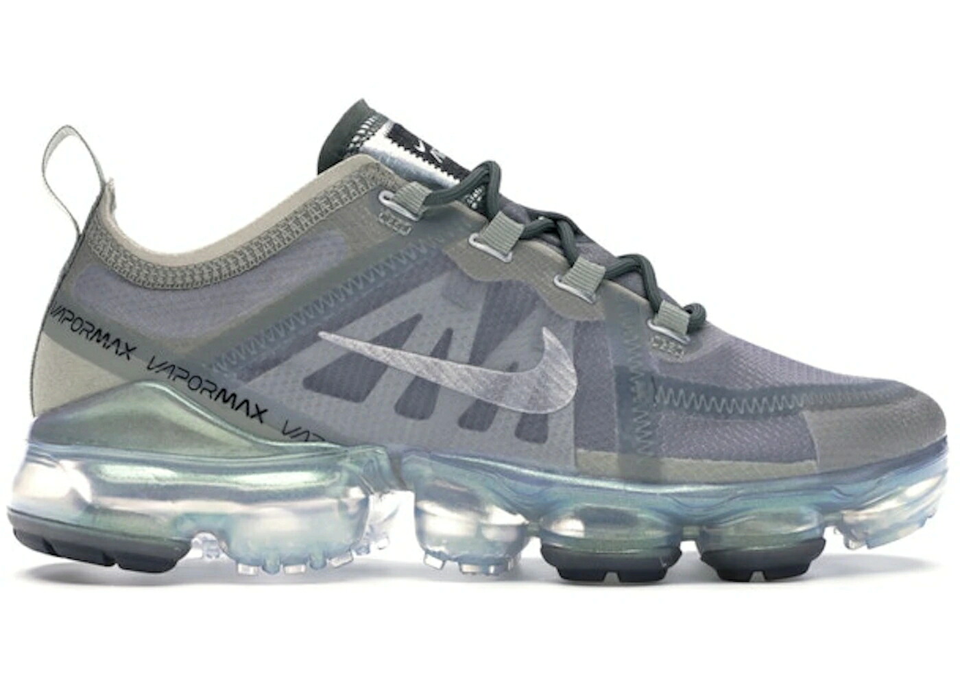 ナイキ 割り増し金 しろがね色 しろがね色 エアヴェイパーマックス WOMEN\u0027S スニーカー レディース NIKE AIR VAPORMAX 2019 PREMIUM MINERAL SPRUCE (WOMEN\u0027S) / MINERAL SPRUCE METALLIC SILVER