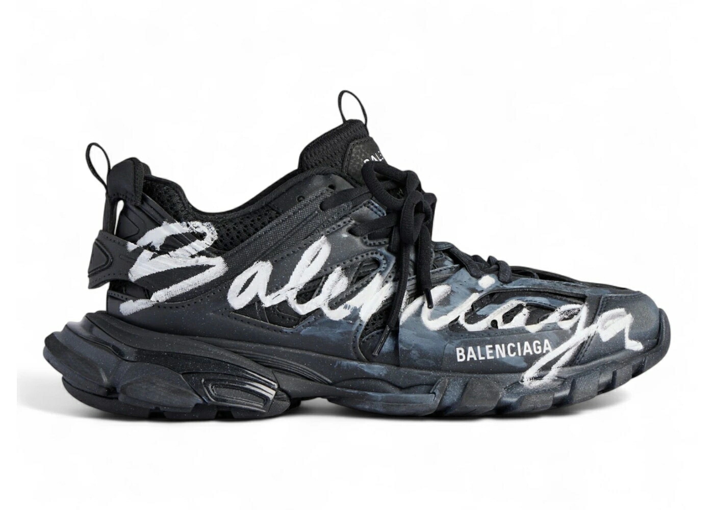 バレンシアガ トラック 黒色 ブラック スニーカー メンズ BALENCIAGA TRACK SIGNATURE BLACK /