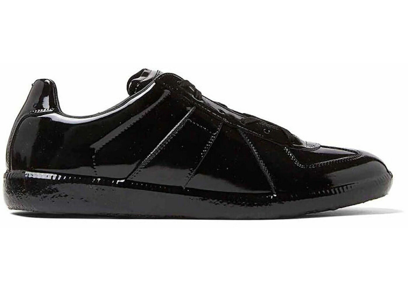 メゾンマルジェラ パテント 黒色 ブラック WOMEN'S スニーカー レディース MAISON MARGIELA MAISON MARGIELA REPLICA PATENT BLACK (WOMEN'S) /