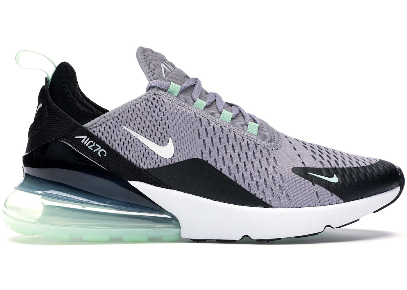 ナイキ マックス 灰色 グレー フレッシュ 黒色 ブラック 白色 ホワイト エアマックス スニーカー メンズ NIKE AIR MAX 270 ATMOSPHERE GREY FRESH MINT BLACK / ATMOSPHERE GREY WHITE FRESH MINT