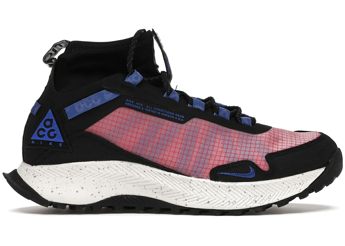 ナイキ 混雑時 サクラ色 青み 青色 黒いこと 黒いこと スニーカー メンズ NIKE ACG TERRA ZAHERRA RUSH PINK RACER BLUE / RUSH PINK RACER BLUE BLACK