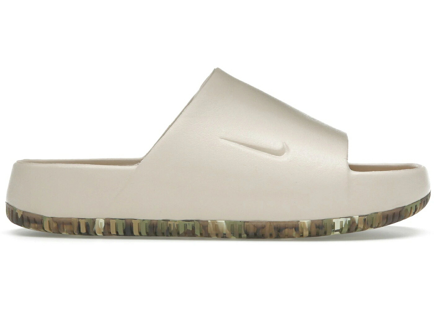ナイキ サンダル カーキ 茶色 ブラウン スニーカー メンズ NIKE CALM SLIDE SANDDRIFT LIGHT KHAKI FAUNA BROWN / SANDDRIFT LIGHT KHAKI FAUNA