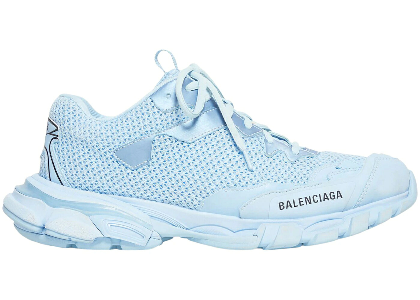 バレンシアガ 青色 ブルー TRACK.3 WOMEN'S スニーカー レディース BALENCIAGA LIGHT BLUE (WOMEN'S) / LIGHT BLUE