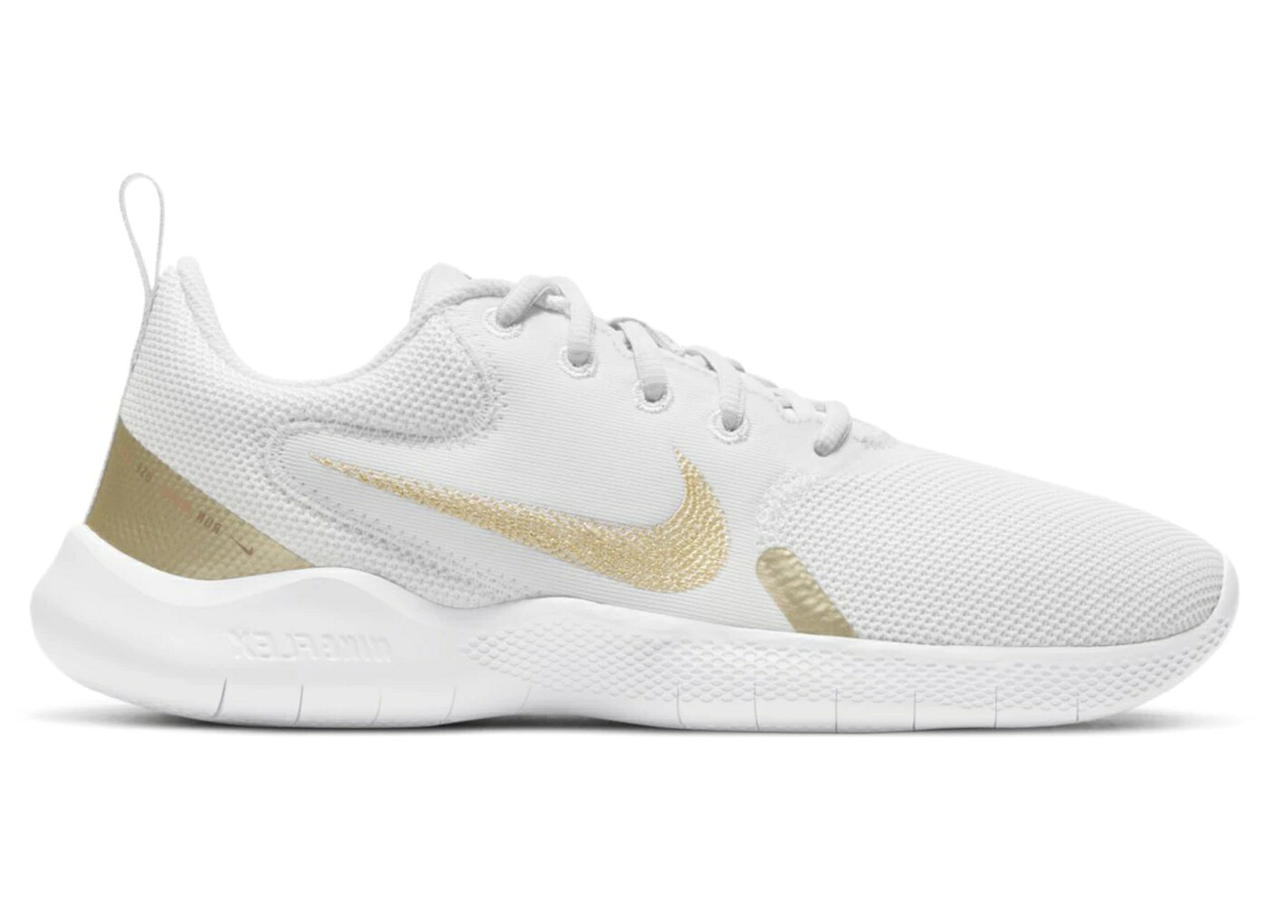 ナイキ 見聞き 幽客 白いこと 白いこと ゴールド プラチナム WOMEN\u0027S スニーカー レディース NIKE FLEX EXPERIENCE RUN 10 WHITE METALLIC GOLD STAR (WOMEN\u0027S) / PLATINUM TINT WHITE METALLIC