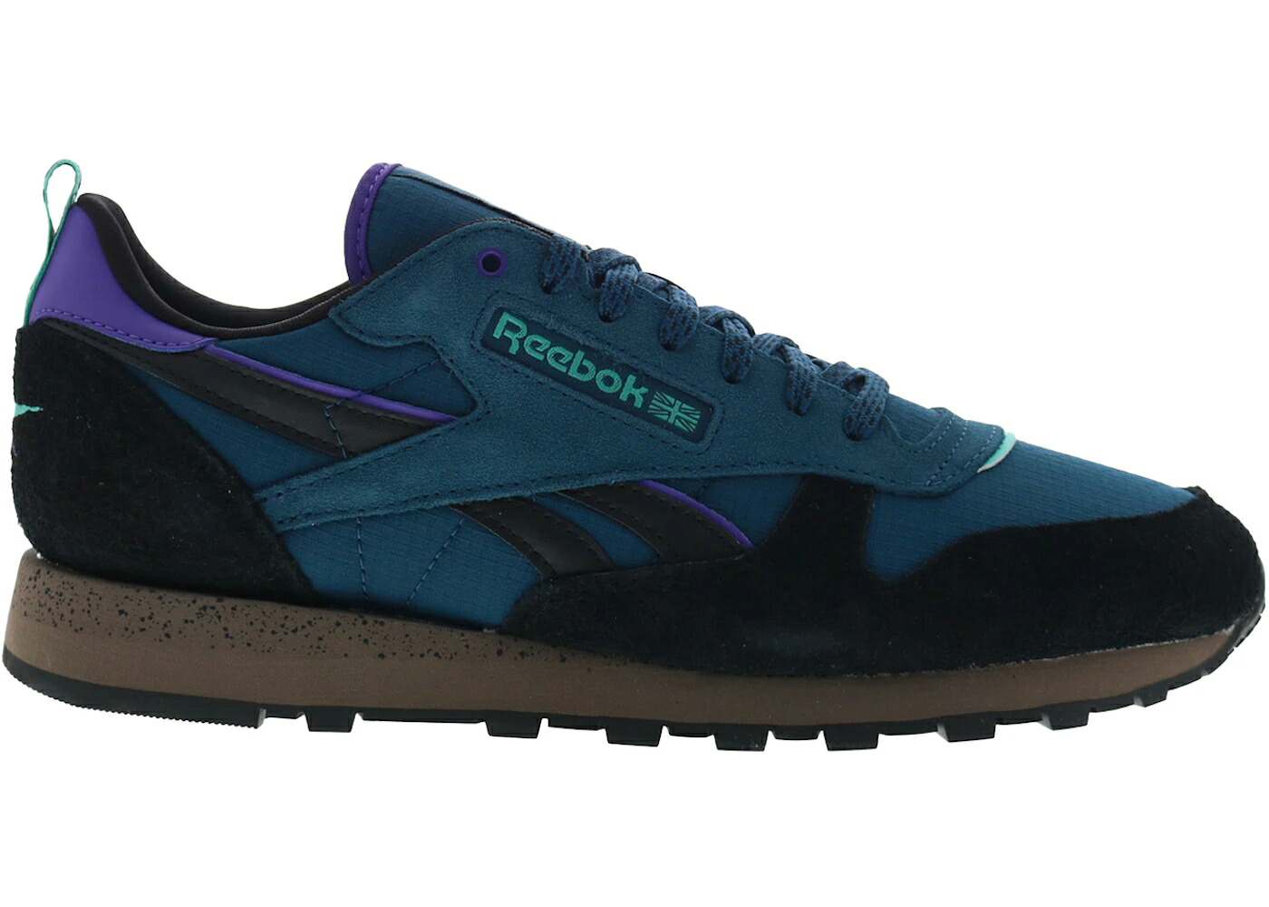 リーボック クラシック レザー 青色 ブルー 黒色 ブラック 茶色 ブラウン スニーカー メンズ REEBOK CLASSIC LEATHER OUTDOOR VIBES ESCAPE BLUE / ESCAPE BLUE BLACK UTILITY BROWN