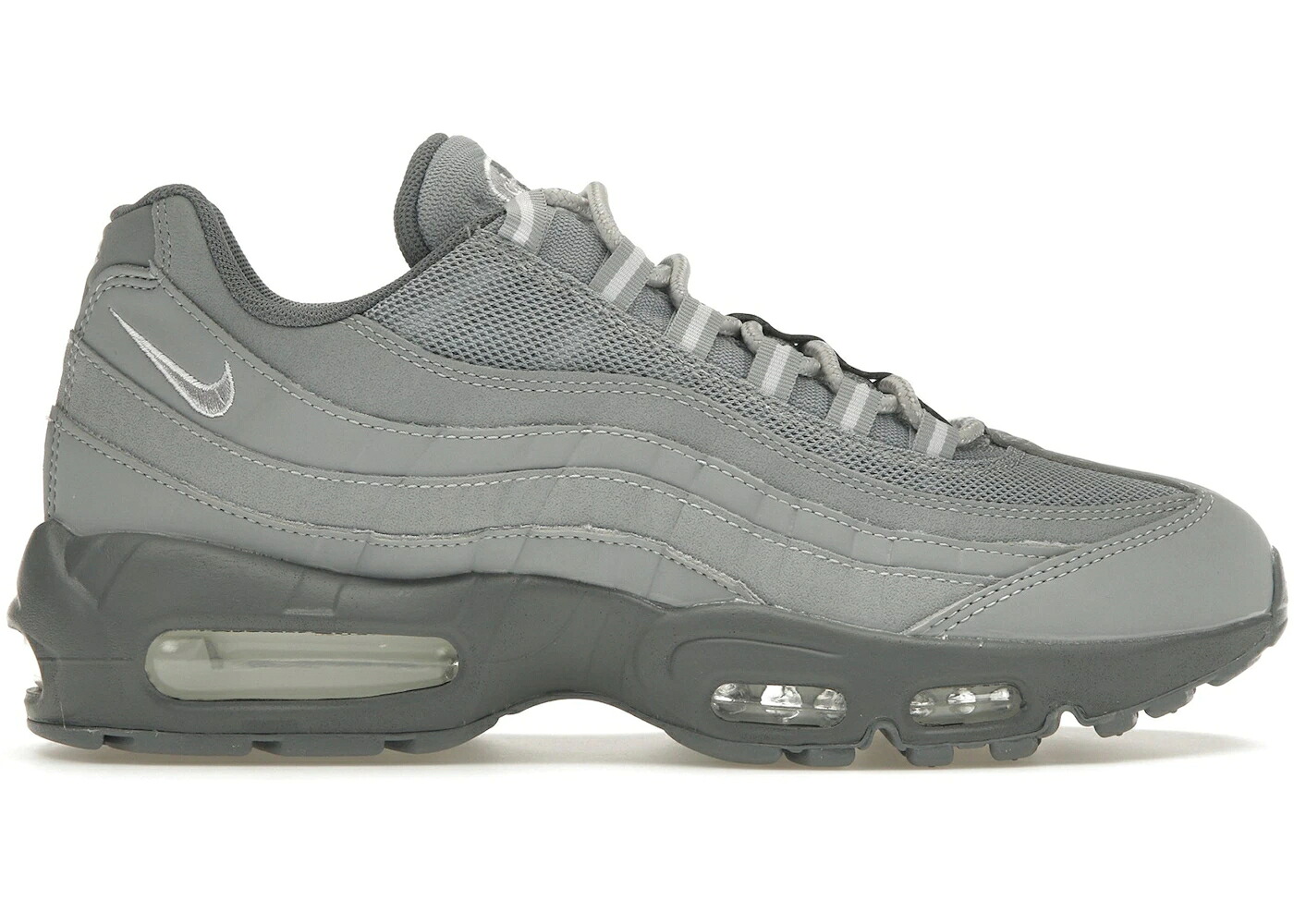 ナイキ マックス 灰色 グレー 白色 ホワイト クール エアマックス スニーカー メンズ NIKE AIR MAX 95 WOLF GREY / WOLF GREY WHITE COOL GREY｜スニケス