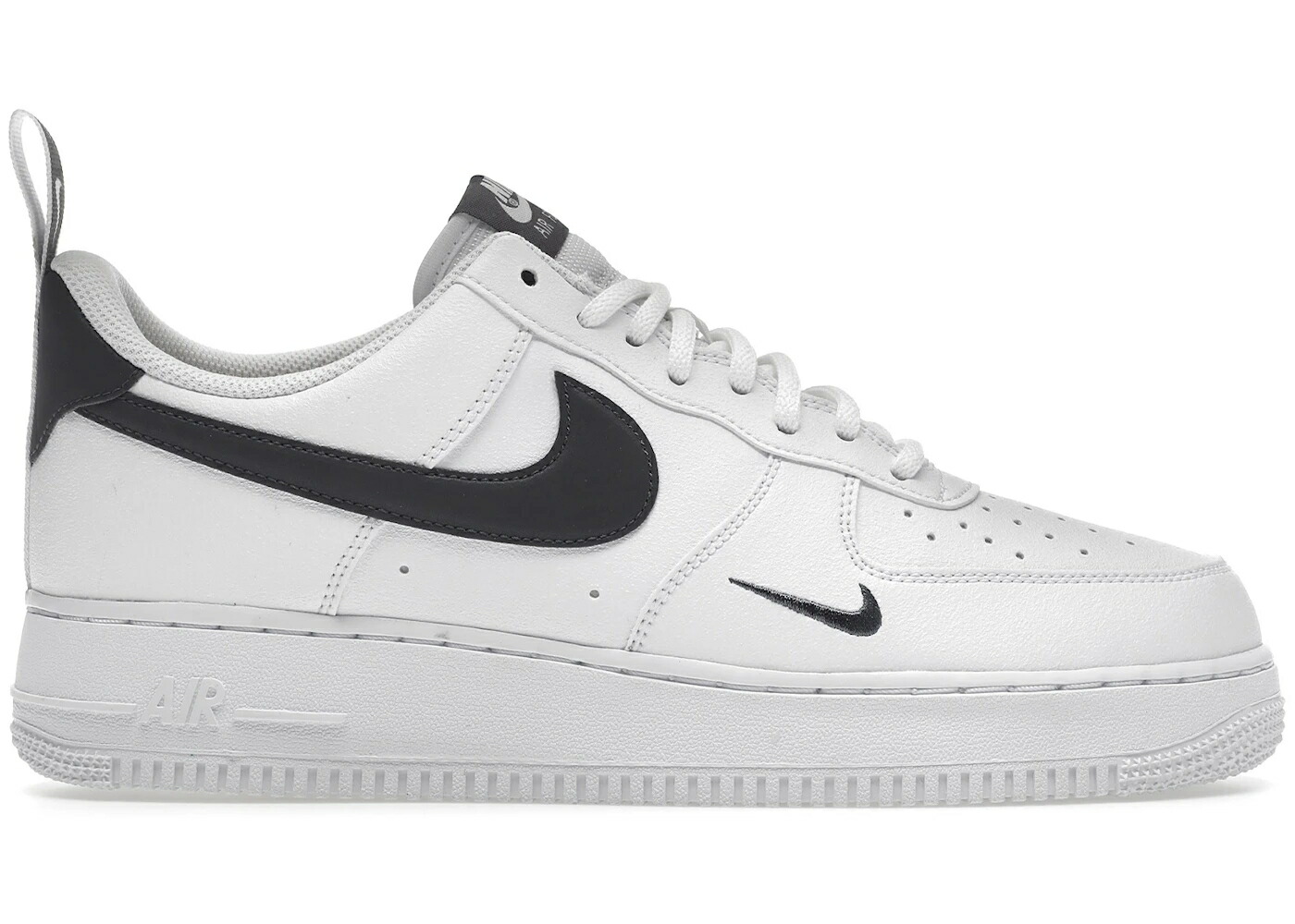 ナイキ 白いこと 白いこと 薄墨色 薄墨色 空軍 \u002707 スニーカー メンズ NIKE AIR FORCE 1 LOW LV8 WHITE METALLIC DARK GREY / WHITE METALLIC DARK GREY