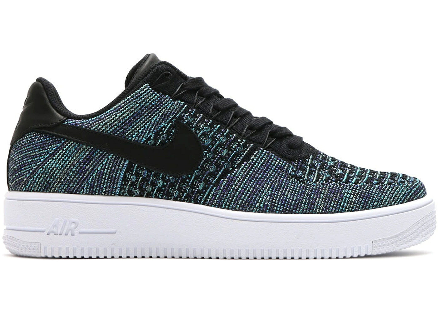 ナイキ ウルトラ フライニット 緑 グリーン 黒色 ブラック 白色 ホワイト エアフォース スニーカー メンズ NIKE AIR FORCE 1 ULTRA FLYKNIT LOW VAPOR GREEN / VAPOR GREEN BLACK WHITE｜スニケス
