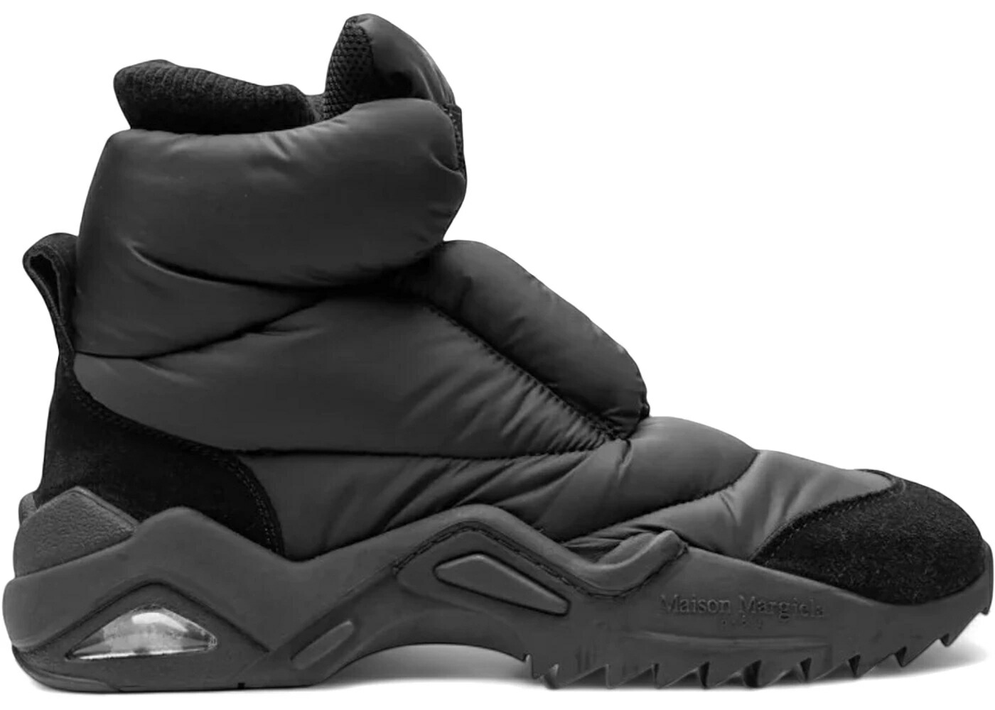 メゾンマルジェラ 靴 スニーカー 黒色 ブラック メンズ MAISON MARGIELA MAISON MARGIELA PUFFER SNEAKER BLACK /