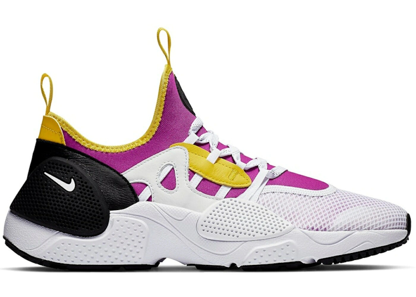 ナイキ ハラチ マジェンタ 黄色 イエロー 黒色 ブラック 白色 ホワイト スニーカー メンズ NIKE HUARACHE EDGE MAGENTA NEON YELLOW / MAGENTA NEON YELLOW BLACK WHITE
