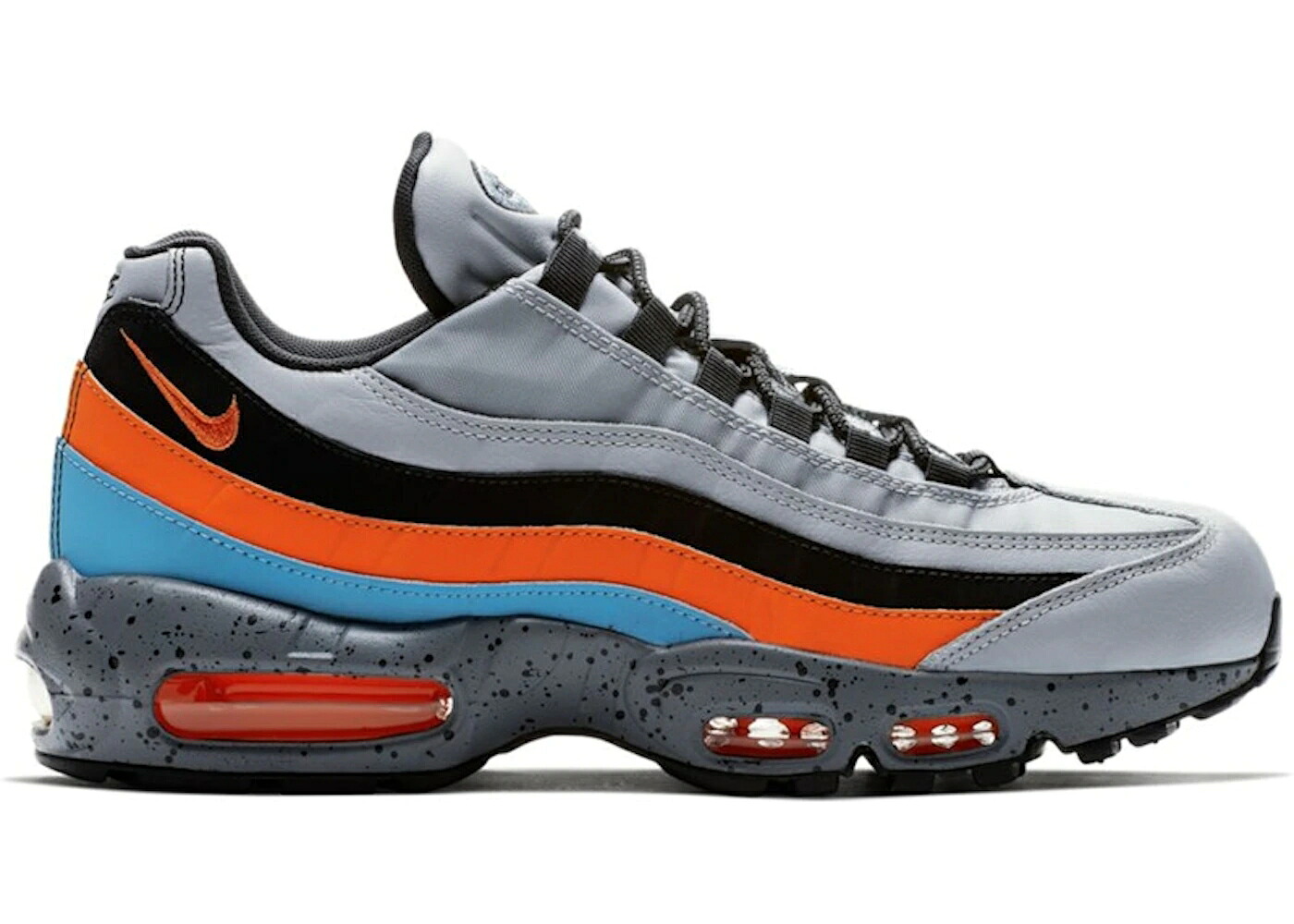 ナイキ マックス 灰色 グレー 橙 オレンジ エアマックス スニーカー メンズ NIKE AIR MAX 95 WOLF GREY SAFETY ORANGE / WOLF GREY SAFETY ORANGE