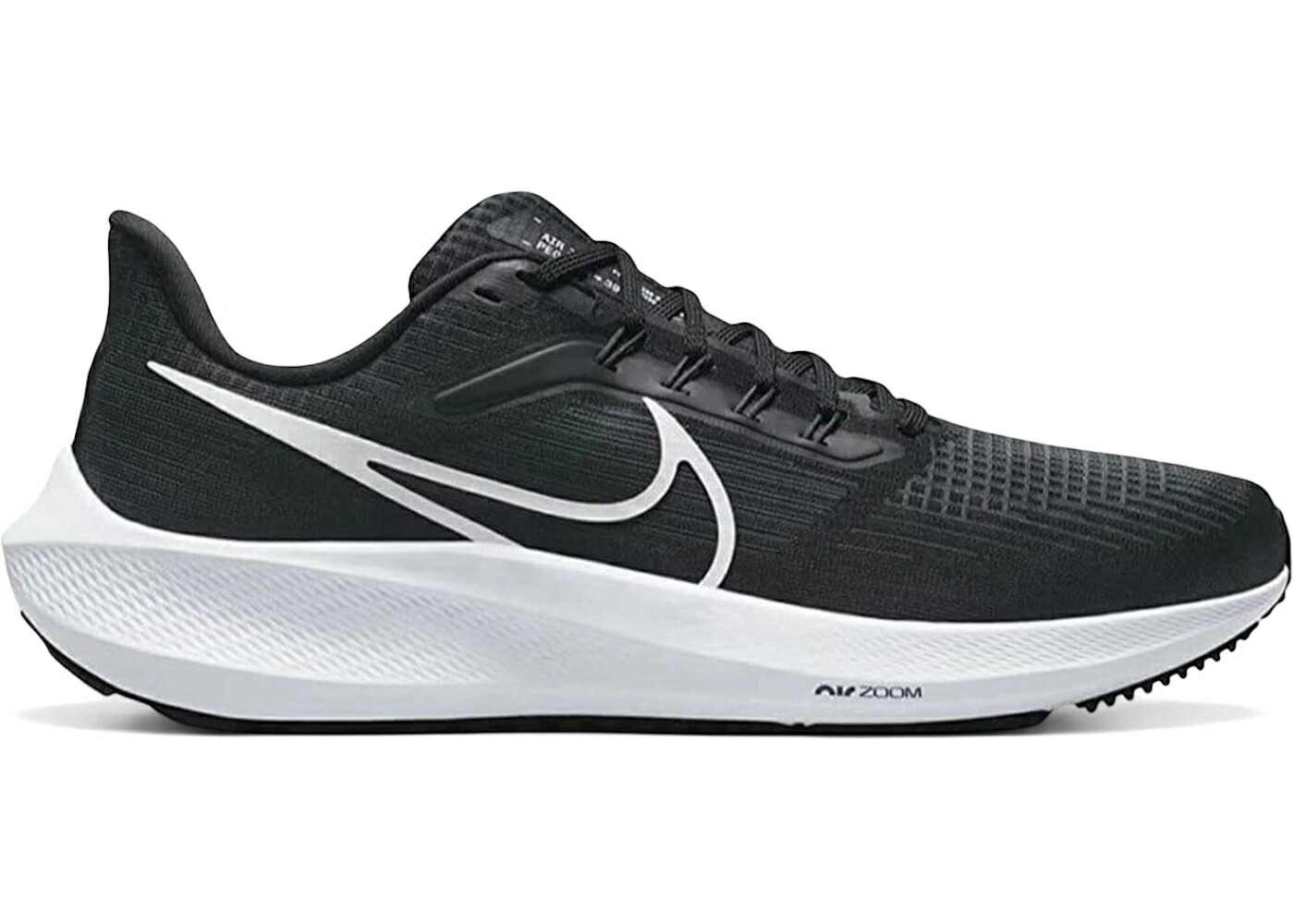 ナイキ ズーム ペガサス 黒色 ブラック 灰色 グレー 白色 ホワイト ズームペガサス スニーカー メンズ NIKE AIR ZOOM PEGASUS 39 TB BLACK DARK SMOKE GREY / BLACK DARK SMOKE GREY WHITE