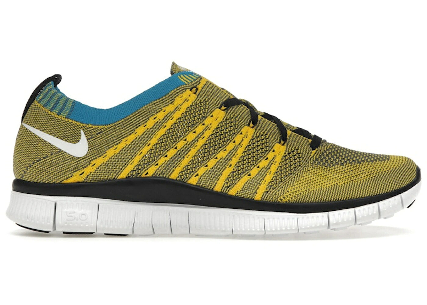 ナイキ 無償性 飛球編み物 黄味がかった 黄色 暗灰色 ネオ スニーカー メンズ NIKE FREE FLYKNIT HTM TOUR YELLOW / TOUR YELLOW LIGHT CHARCOAL NEO