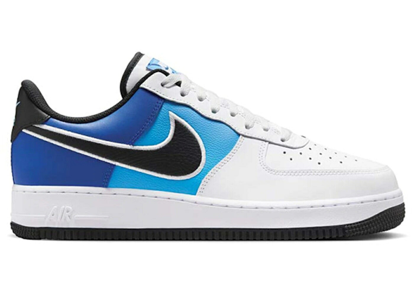 ナイキ バスケットボール 白色 ホワイト 黒色 ブラック 青色 ブルー エアフォース スニーカー メンズ NIKE AIR FORCE 1 LOW BASKETBALL HANGTAG / WHITE BLACK BLUE