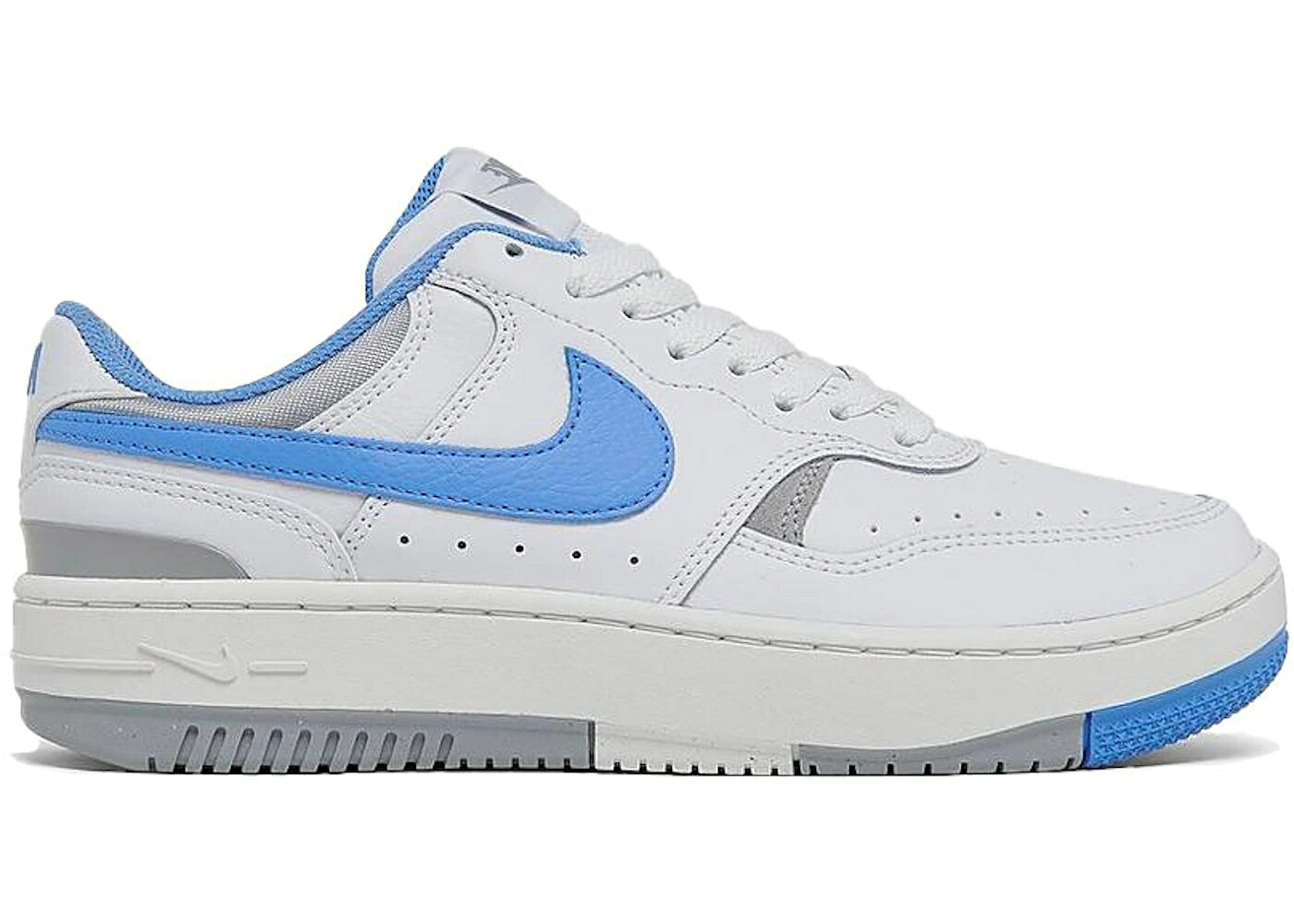 ナイキ 白いこと 白いこと 青み 青色 薄墨色 薄墨色 WOMEN\u0027S スニーカー レディース NIKE GAMMA FORCE WHITE UNIVERSITY BLUE (WOMEN\u0027S) / WHITE LIGHT SMOKE GREY SUMMIT