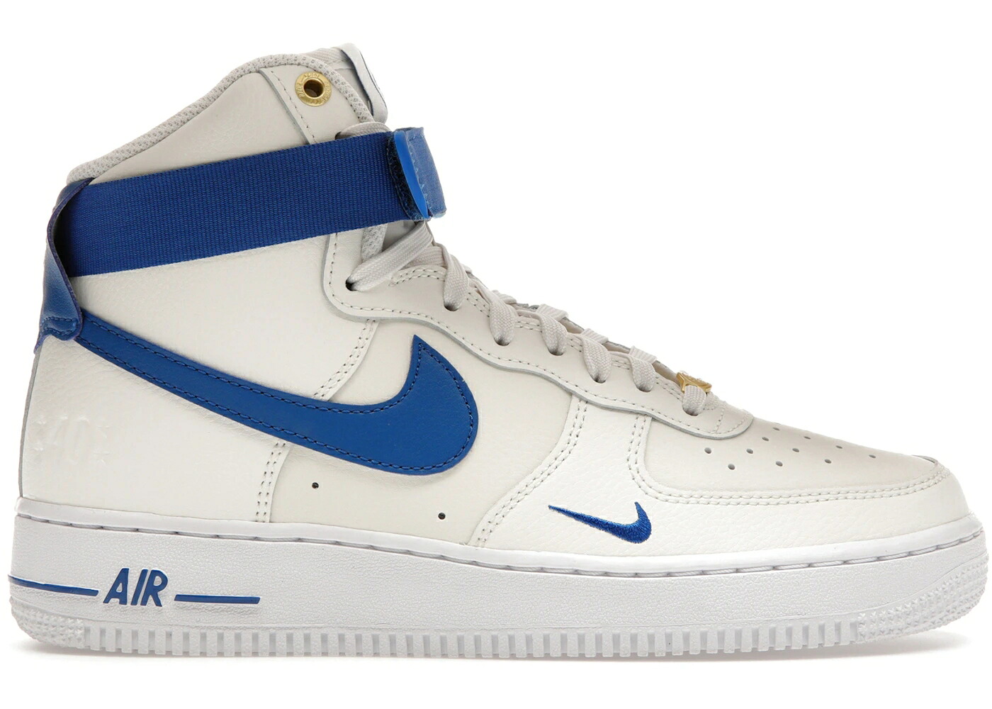 ナイキ ご機嫌 白いこと 白いこと ゴールド 青碧 青碧 空軍 WOMEN\u0027S スニーカー レディース NIKE AIR FORCE 1 HIGH 40TH ANNIVERSARY SAIL (WOMEN\u0027S) / SAIL WHITE METALLIC GOLD BLUE