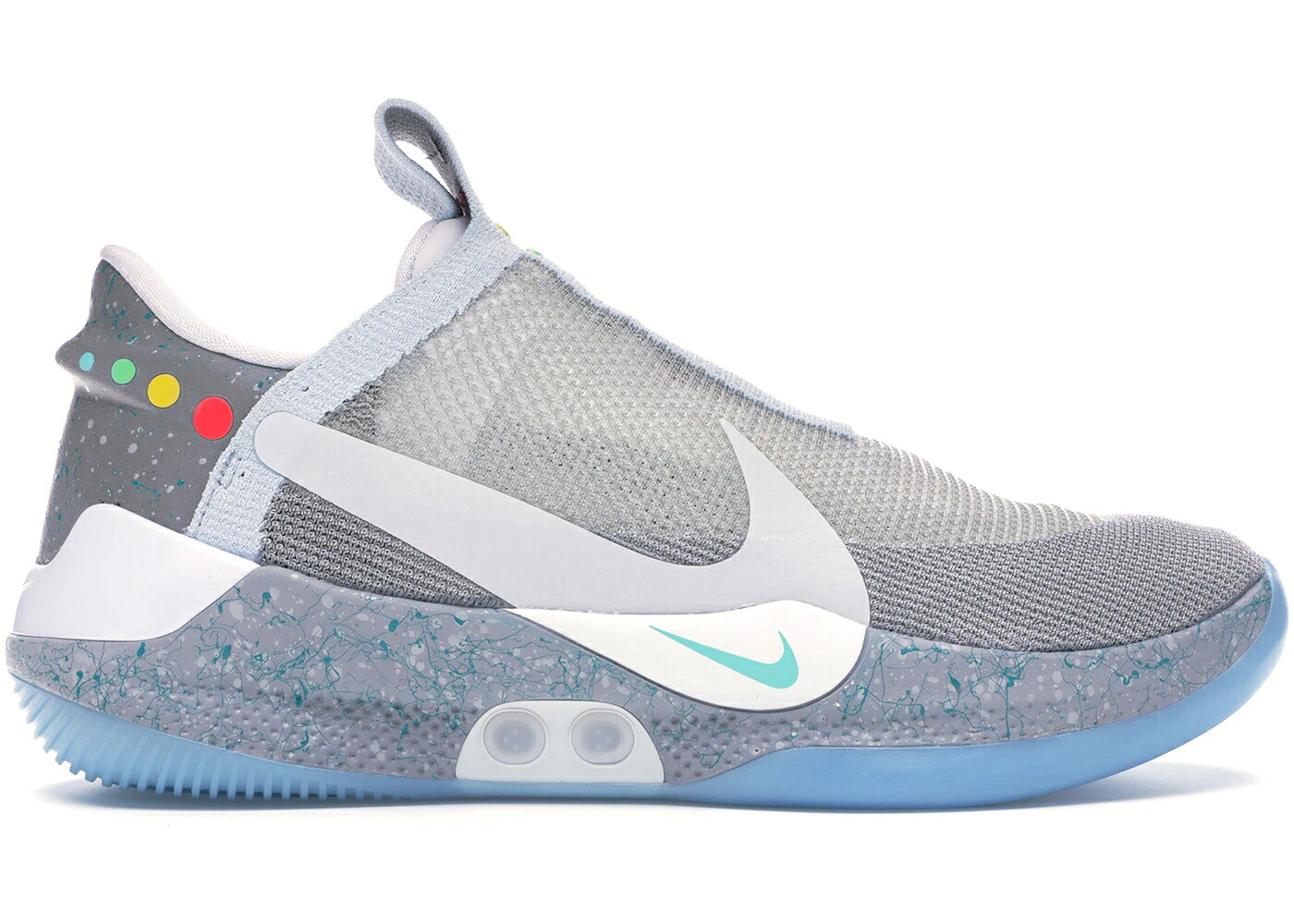 ナイキ アダプト 薄墨色 薄墨色 しろがね色 しろがね色 スニーカー メンズ NIKE ADAPT BB MAG (US CHARGER) / WOLF GREY REFLECT SILVER