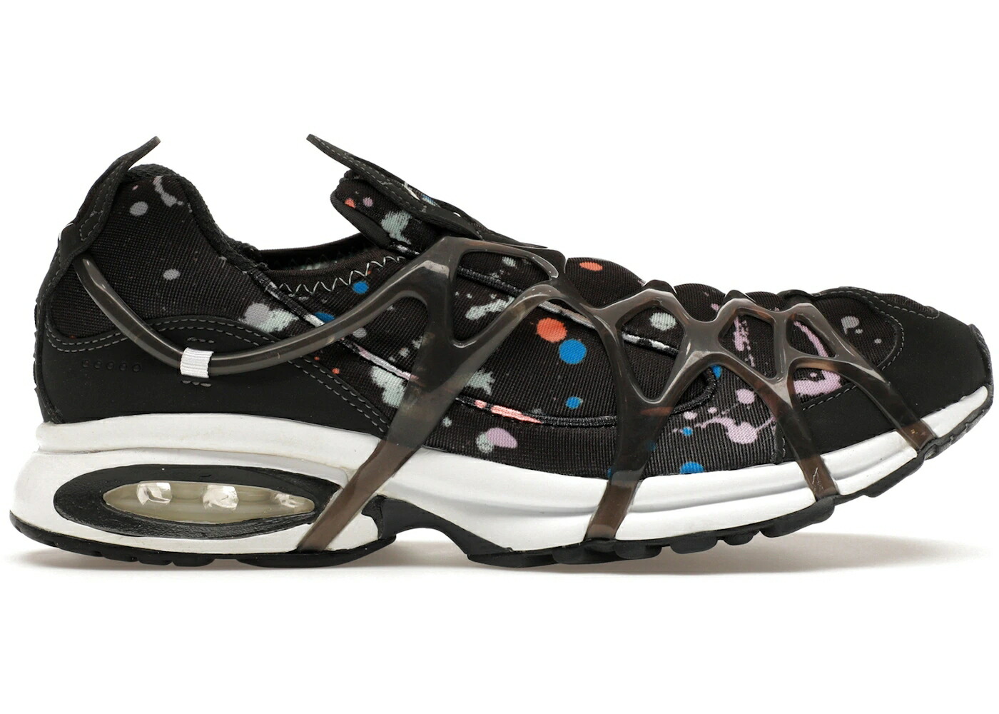 ナイキ 黒色 ブラック 白色 ホワイト スニーカー メンズ NIKE AIR KUKINI SE PAINT SPLATTER / BLACK WHITE MULT COLOR
