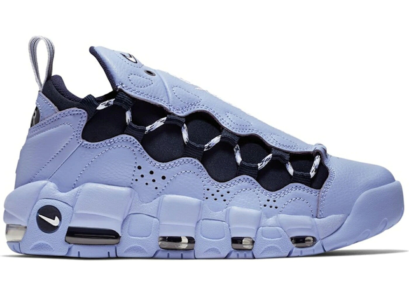 ナイキ 力くらべ 夕暮れ 青碧 青碧 エアモアマネー WOMEN\u0027S スニーカー レディース NIKE AIR MORE MONEY THIS GAME IS MINE (WOMEN\u0027S) / TWILIGHT PULSE BLACKENED BLUE