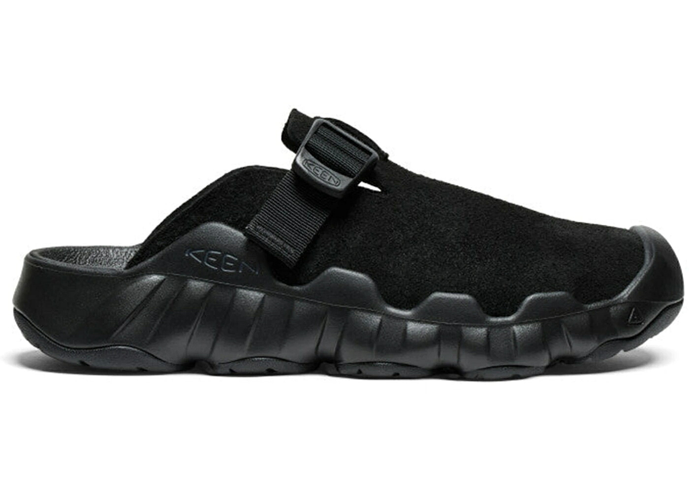 キーン なめし革 黒いこと 黒いこと スニーカー メンズ KEEN HYPERPORT LEATHER CLOG BLACK / BLACK BLACK