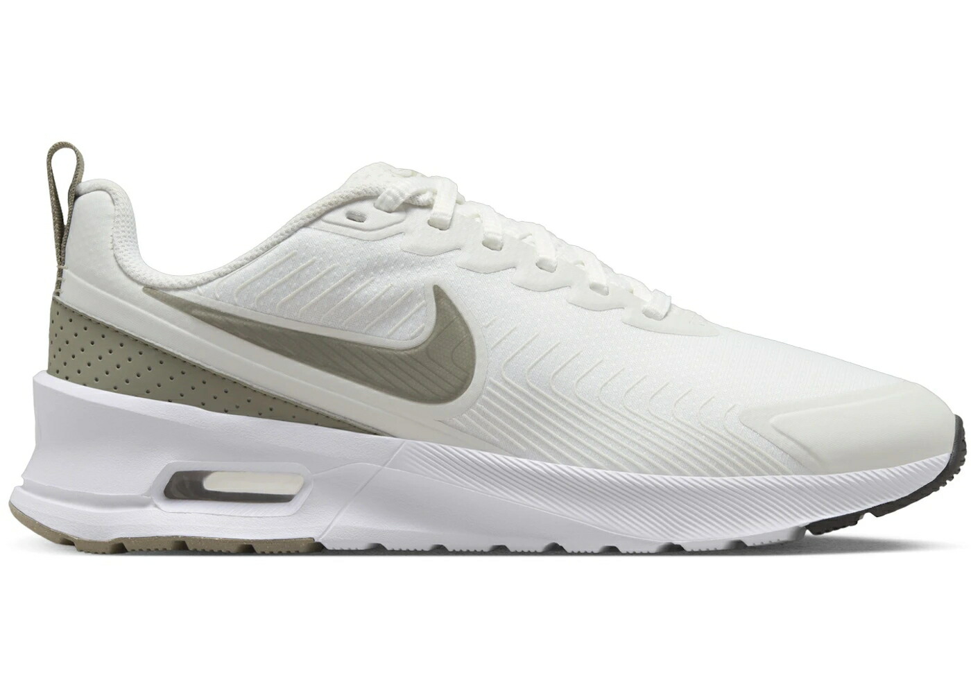 ナイキ マックス 白色 ホワイト アーミー エアマックス WOMEN'S スニーカー レディース NIKE AIR MAX NUAXIS SUMMIT WHITE STONE LIGHT ARMY (WOMEN'S) / SUMMIT WHITE STONE WHITE LIGHT