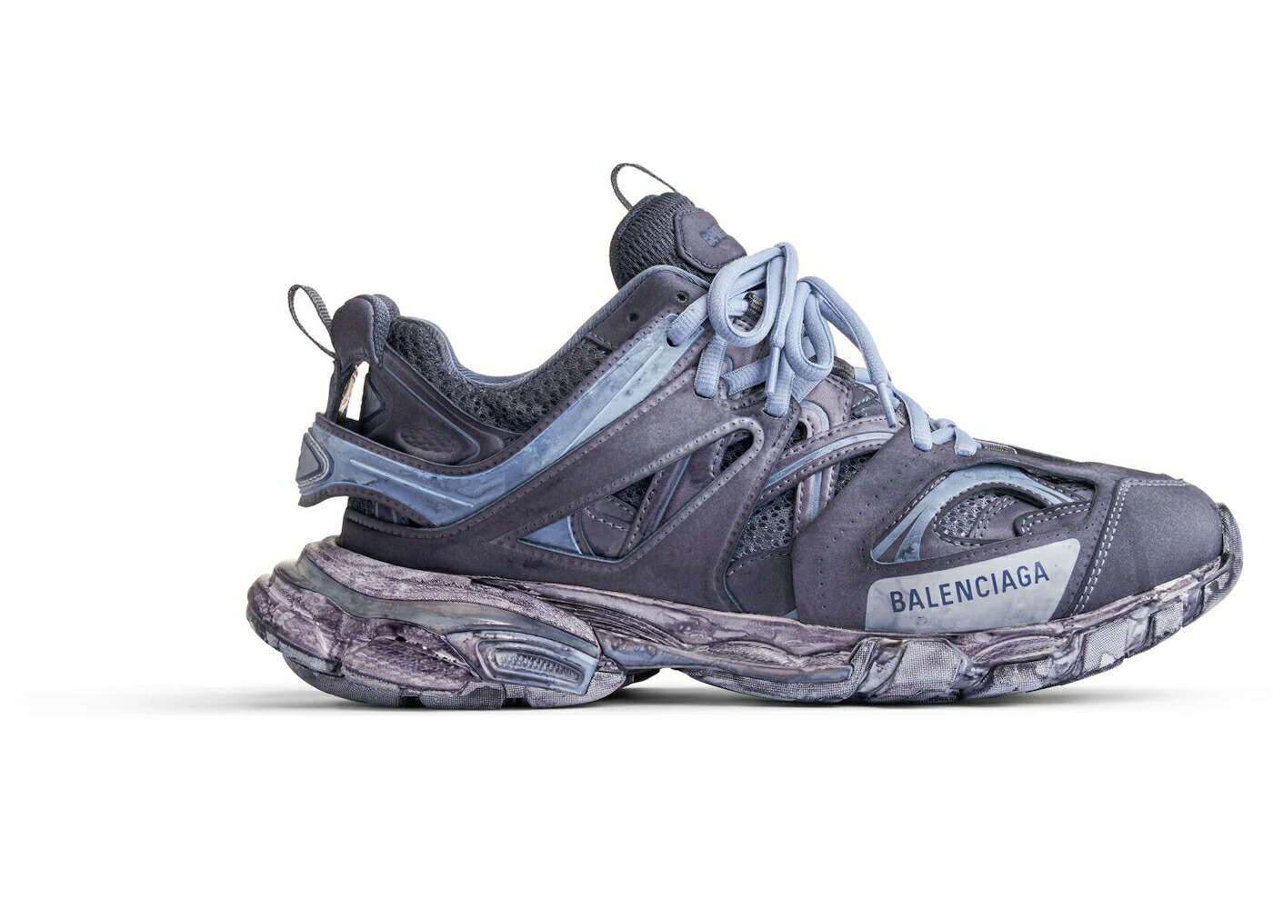 バレンシアガ トラック 青色 ブルー 紫 パープル スニーカー メンズ BALENCIAGA TRACK FADED BLUE PURPLE / BLUE PURPLE LIGHT BLUE