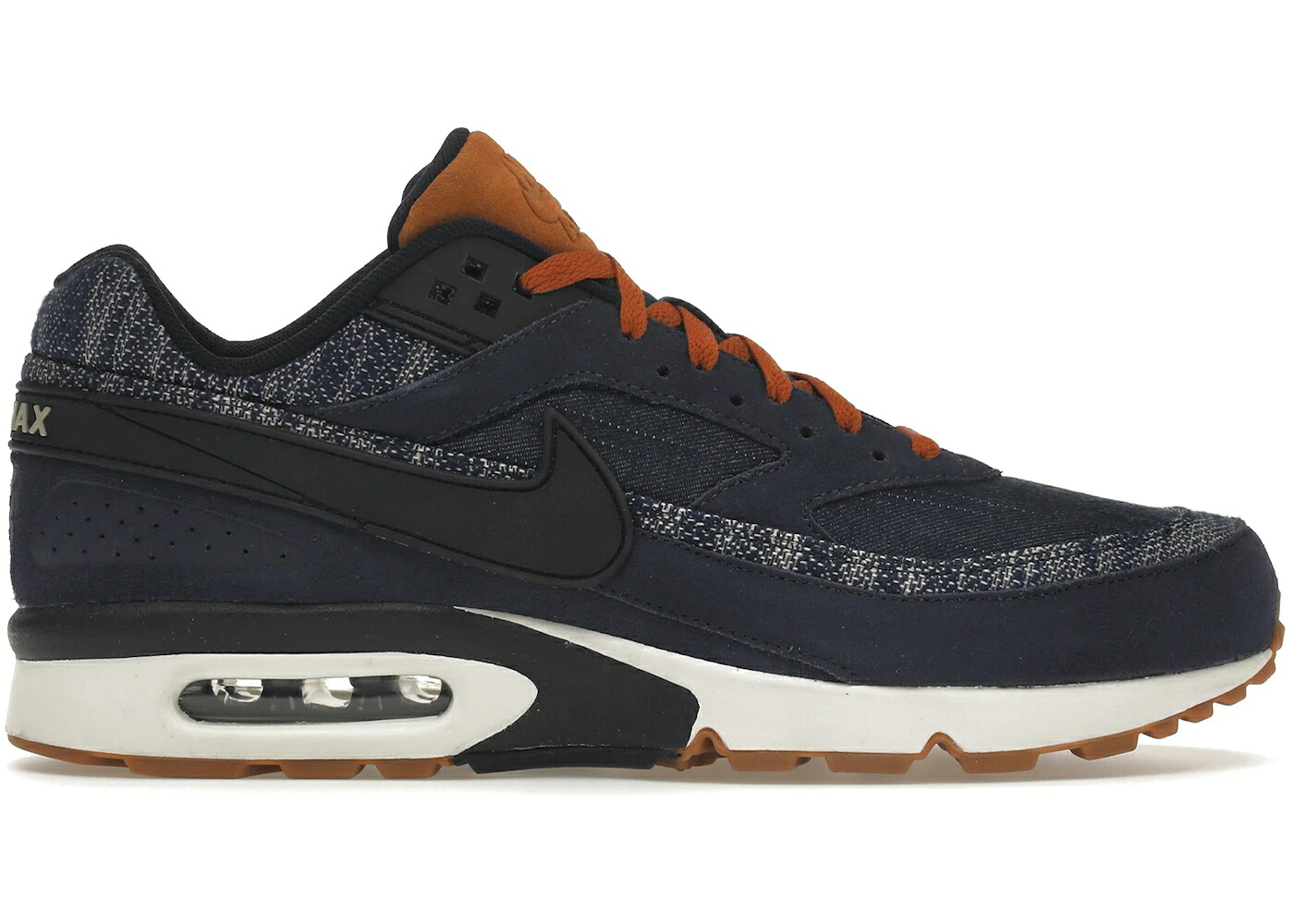 ナイキ マックス ジーンズ エア湖マックス スニーカー メンズ NIKE AIR MAX BW DENIM DARK OBSIDIAN GUM / OBSIDIAN GRANITE DARK OBSIDIAN