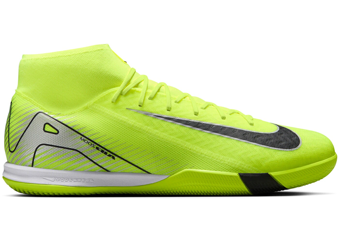 ナイキ 翰林院 黒いこと 黒いこと スニーカー メンズ NIKE MERCURIAL SUPERFLY 10 ACADEMY 集積回路 VOLT BLACK / VOLT BLACK