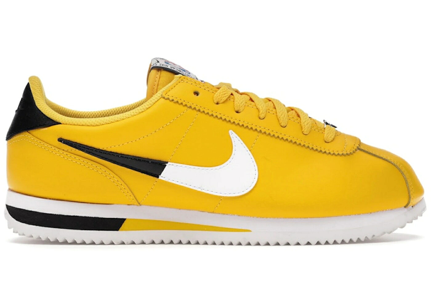 ナイキ コルテッツ 白いこと 白いこと 黒いこと 黒いこと スニーカー メンズ NIKE CORTEZ ベーシック NBA AMARILLO / AMARILLO WHITE BLACK WHITE
