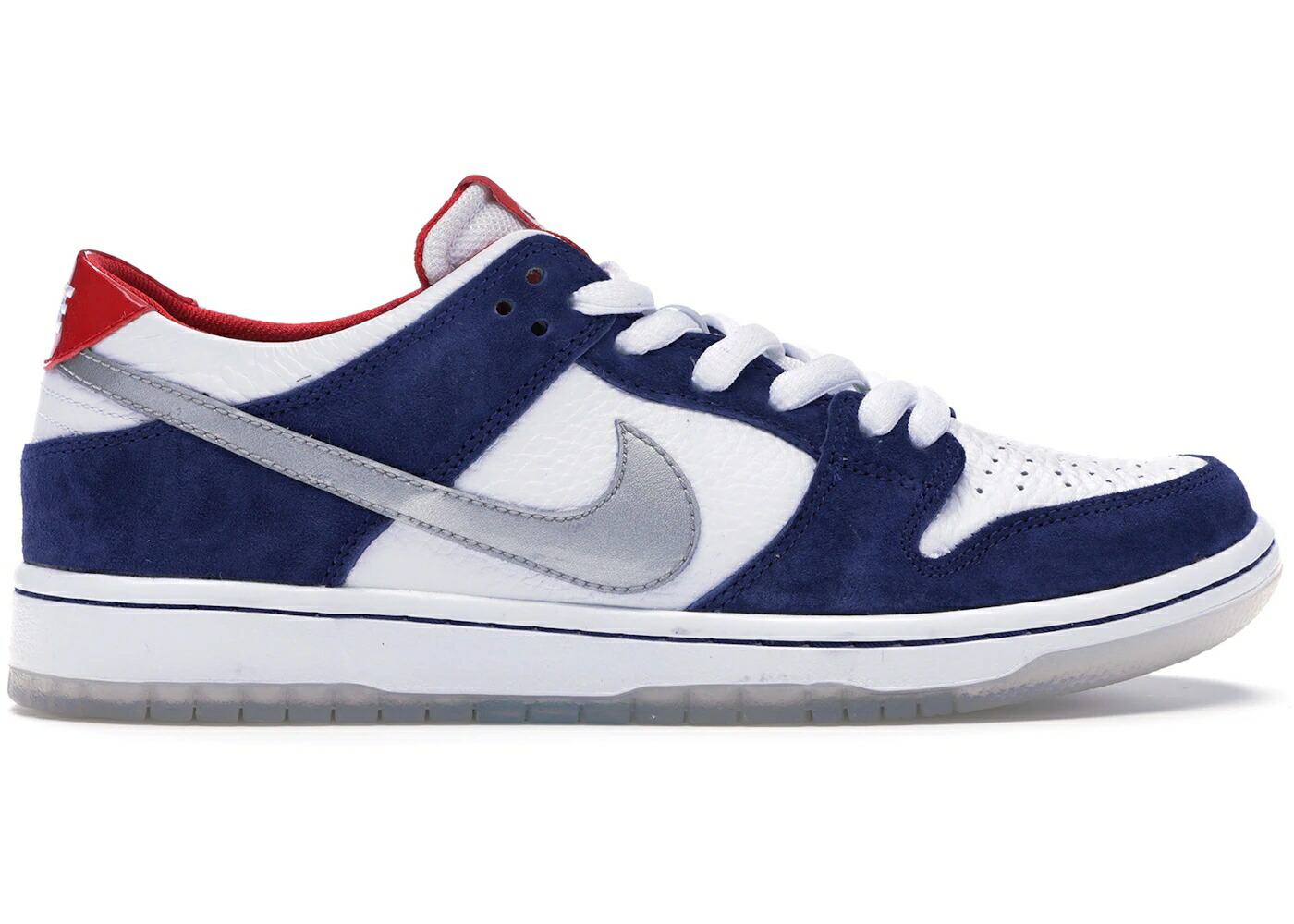 ナイキ エスビー ダンク ディープ 青味 青み しろがね色 しろがね色 ダンクロー スニーカー メンズ NIKE SB DUNK LOW ISHOD WAIR BMW / DEEP ROYAL BLUE METALLIC SILVER